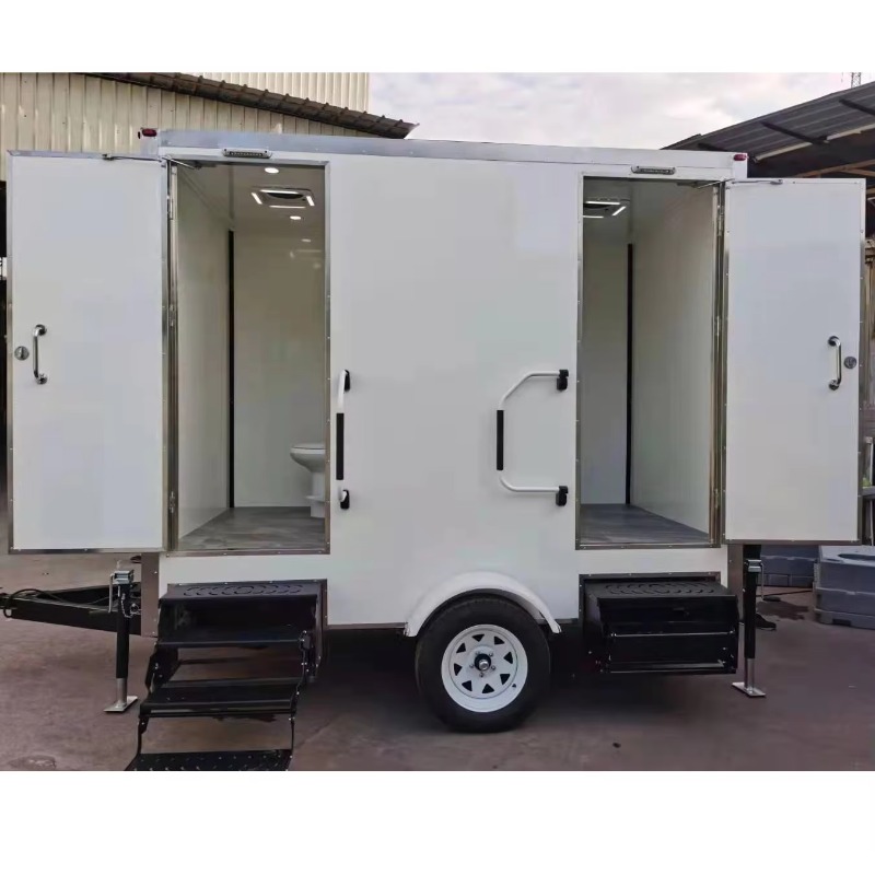 移動式トイレトレーラー販売用アクセシブルトレーラー建設タイニーハウスモバイルホーム車輪付きで出荷準備完了車カスタマイズ