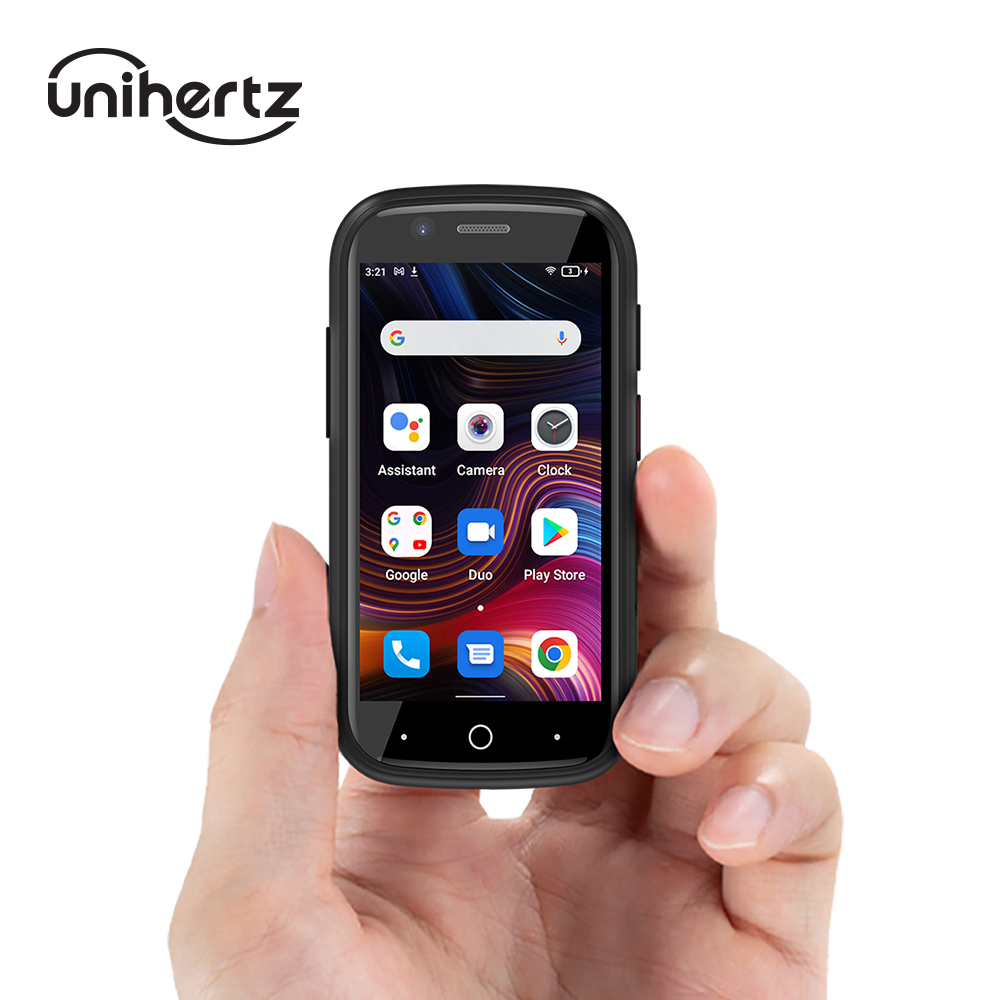 Unihertz Jelly 2E ミニ 4G Android 12 ロック解除スマートフォン 4 64GB SD カード付き シルバー グレーおよび VoLTE HD 音声サポート