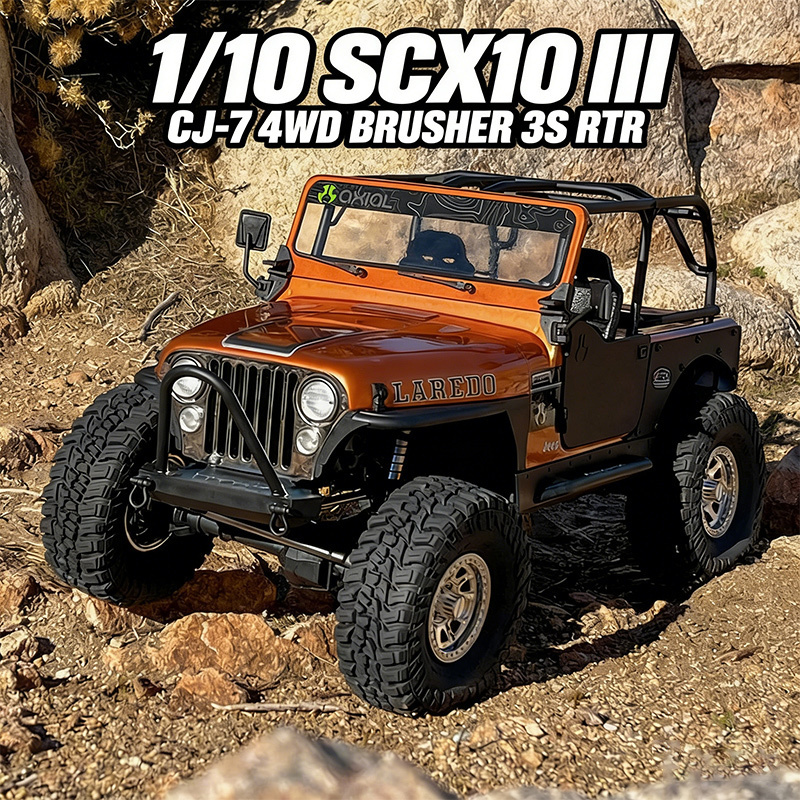 AXIAL 1:10 SCX10 III CJ-7 V2 販売好調 4WD 起毛 3S シミュレーションモデルリモートコントロールクライミングカー RC オフロード車 03008V2