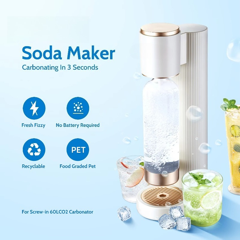 炭酸水高速製造ソーダメーカー 0.6L CO2 シリンダー用ソーダストリームマシン