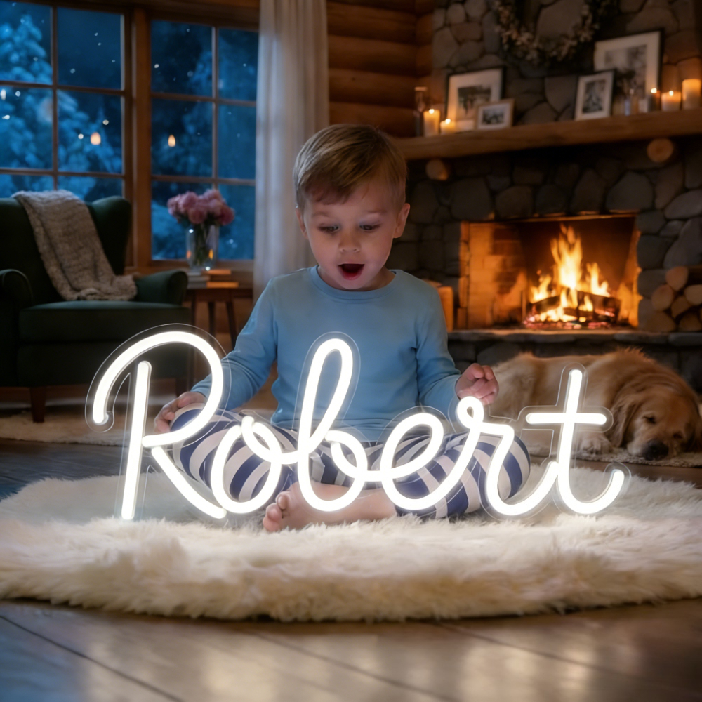カスタム Led ネオンサインパーソナライズされた Led ライト名キッズギフト子供の夜の光ルーム寝室の装飾誕生日結婚式の看板