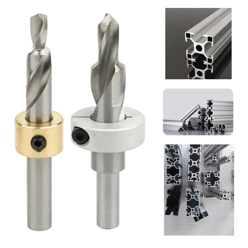 アルミプロファイルドリルガイドプロファイルドリリングビットパンチポジショナー金属 M6/M8 電動工具ツールアクセサリープロフェッショナルツール