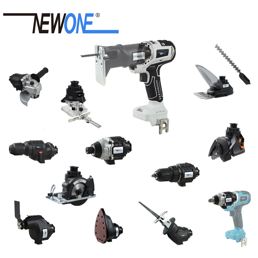 NEWONE 12-in-1 のドリル レシプロ SAW 振動ツール ドライバー 丸鋸 チェーンソー 単体パーツ/アタッチメント、コンボ キットではありません