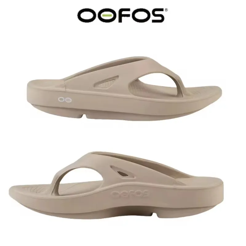 OOFOS オリジナルサンダル - 軽量リカバリーシューズスリッパメンズレディースソフトボトム屋内ホームスライドサンダルライトビーチシューズ