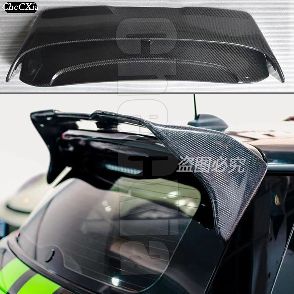 ミニクーパー F56 2 ドア AG スタイルスポイラー高品質炭素繊維素材 2014-2022 リアルーフウイングスポイラー