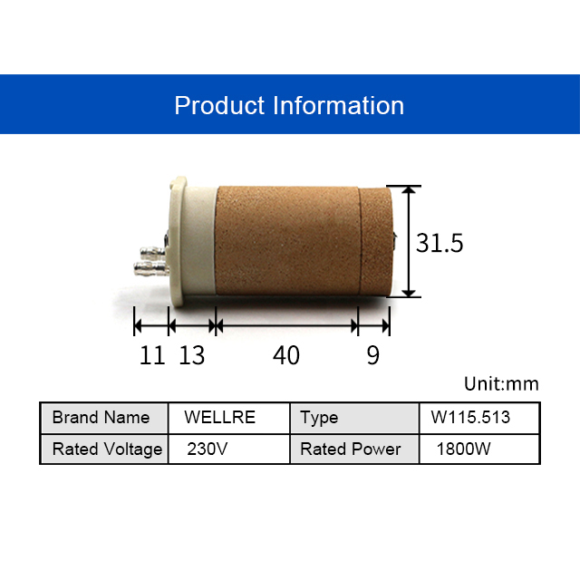 送料無料ジブリヒーター 33A 、 115.513 230 V 1800 ワット電気セラミックヒーター要素プラスチック溶接機ガンホットエアガン