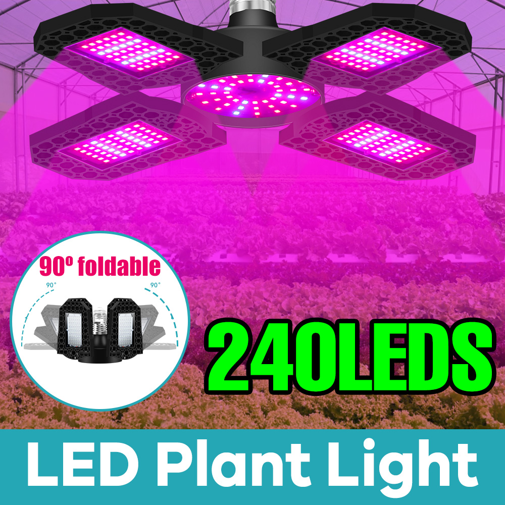 150 ワット LED 成長ライト E27 折りたたみ式フィトランプフルスペクトル植物充填電球水耕ブルーム花野菜種子成長ボックスランプ用