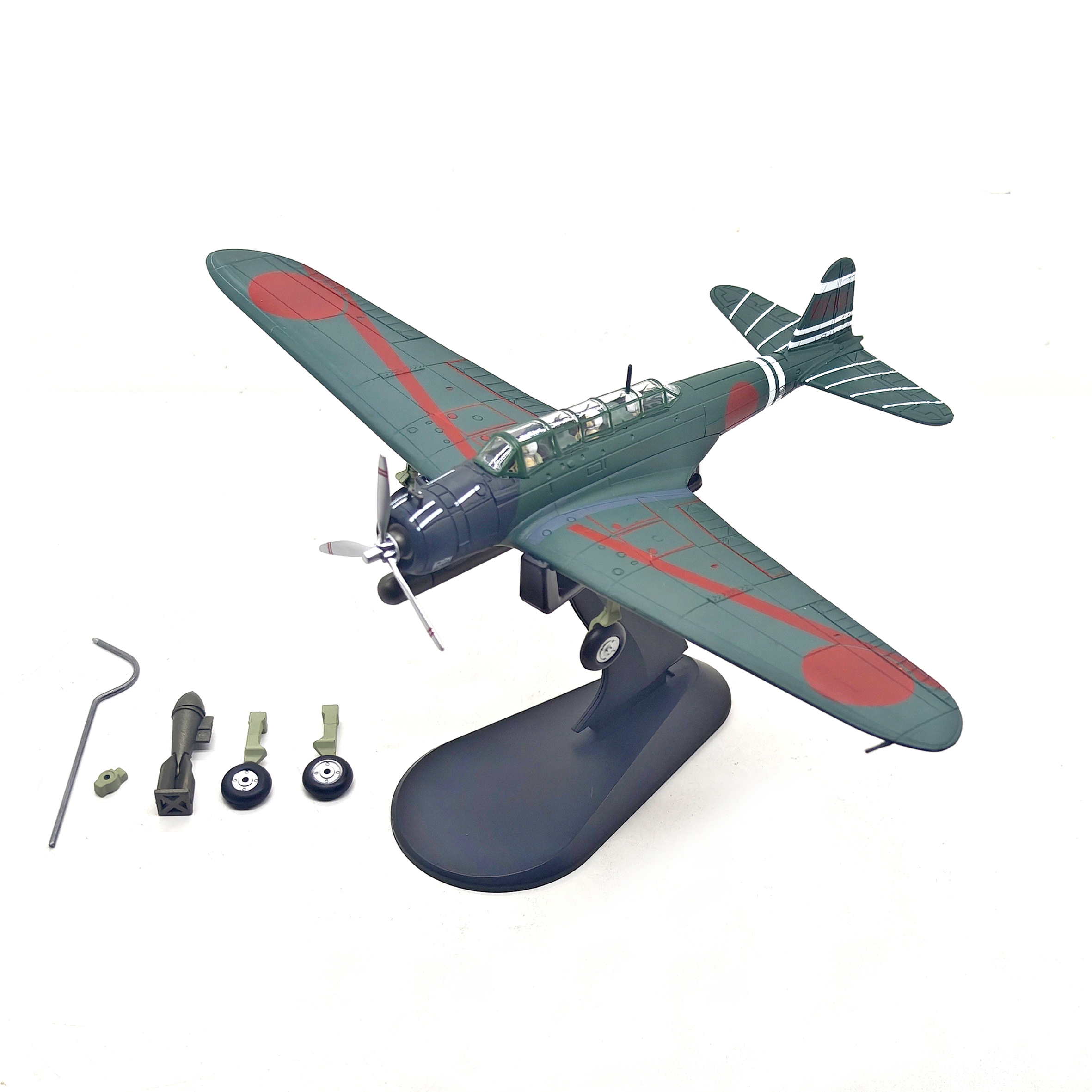 1:72 日本式九七式戦闘機モデル (ケイト) 静的完成航空機モデル