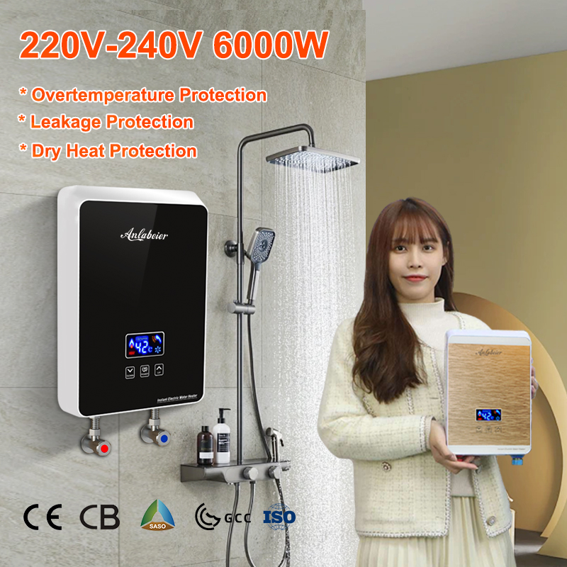 Smart Control Easy to Use China Instant Hot Shower Tankless Electric Mini Water Heater for Bathroom Shower Small Sink