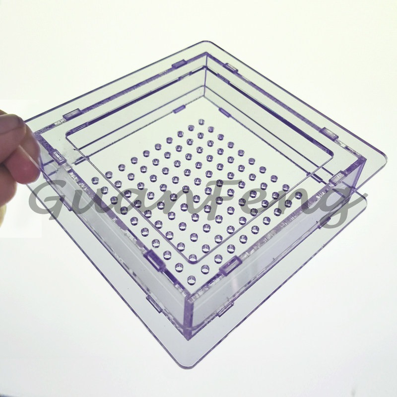 分子ガストロノミーキャビアメーカー - 調理球用の魚卵ボックス付き 100 穴球状化キット