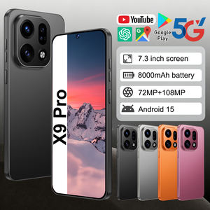 X9 Pro グローバル版 5G 10コア スマートフォン 16GB+1TB 7.3インチ HD OLED Android 15 108MP 8000mAh LTE CDMA