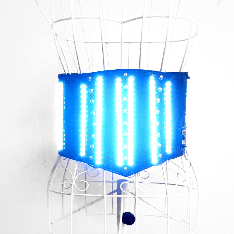 女性のコルセットライトアップウエストベルトシールパーティー絶賛衣装 LED トロンダンス着用ステージショーパフォーマンス歌手 DJ アクセサリーセクシー