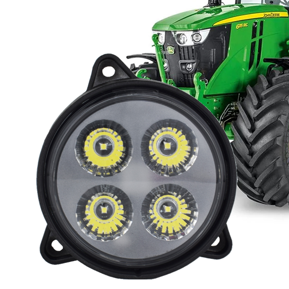 JALN7 LED フードライトトラクターヘッドライト電球 Deere ニューホランドフロントフード 6105M T8010 200 フォード Quadtrac プーマ MX マグナム 40 ワット