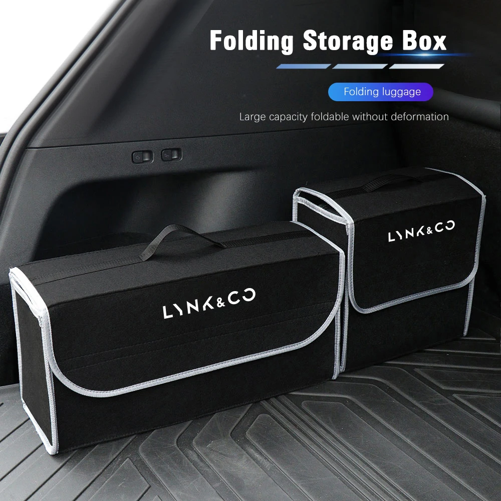 車のトランクオーガナイザーボックス大容量折りたたみ収納袋 LYNK 用