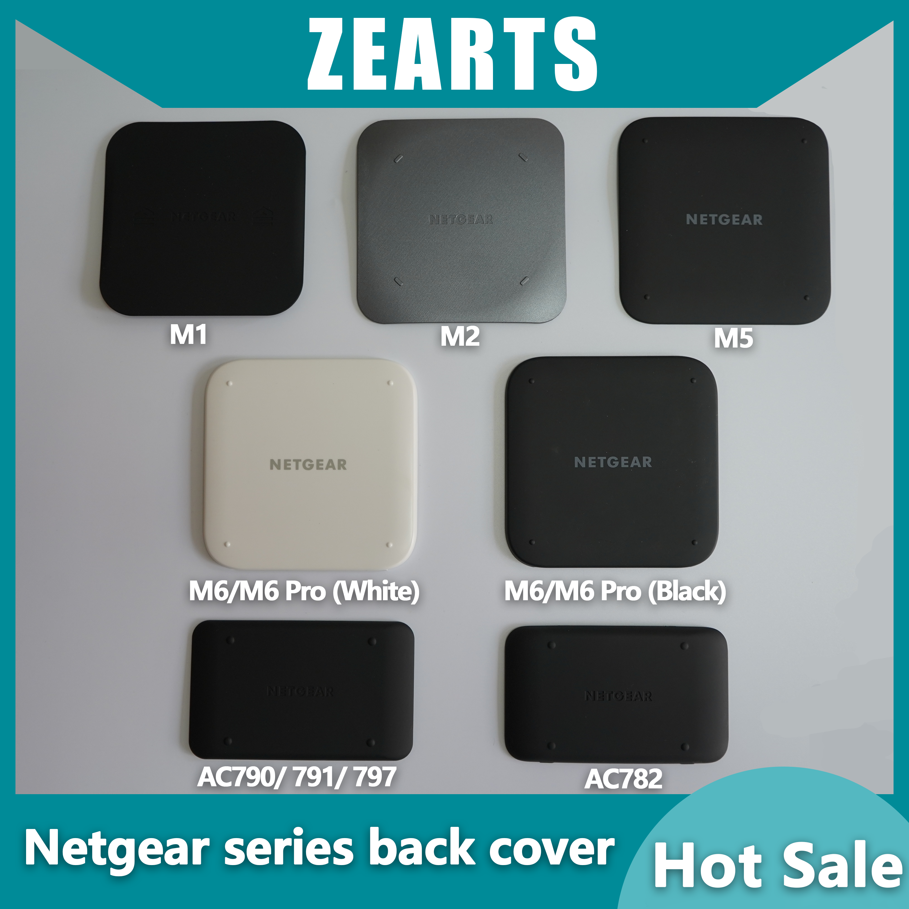 NETGEAR バックカバーアクセサリー M1 M2 M5 M6 M6pro MR1100 MR2100 MR5100 MR5200 MR6110 MR6400 MR6450 MR6500 MR6550 と互換性あり