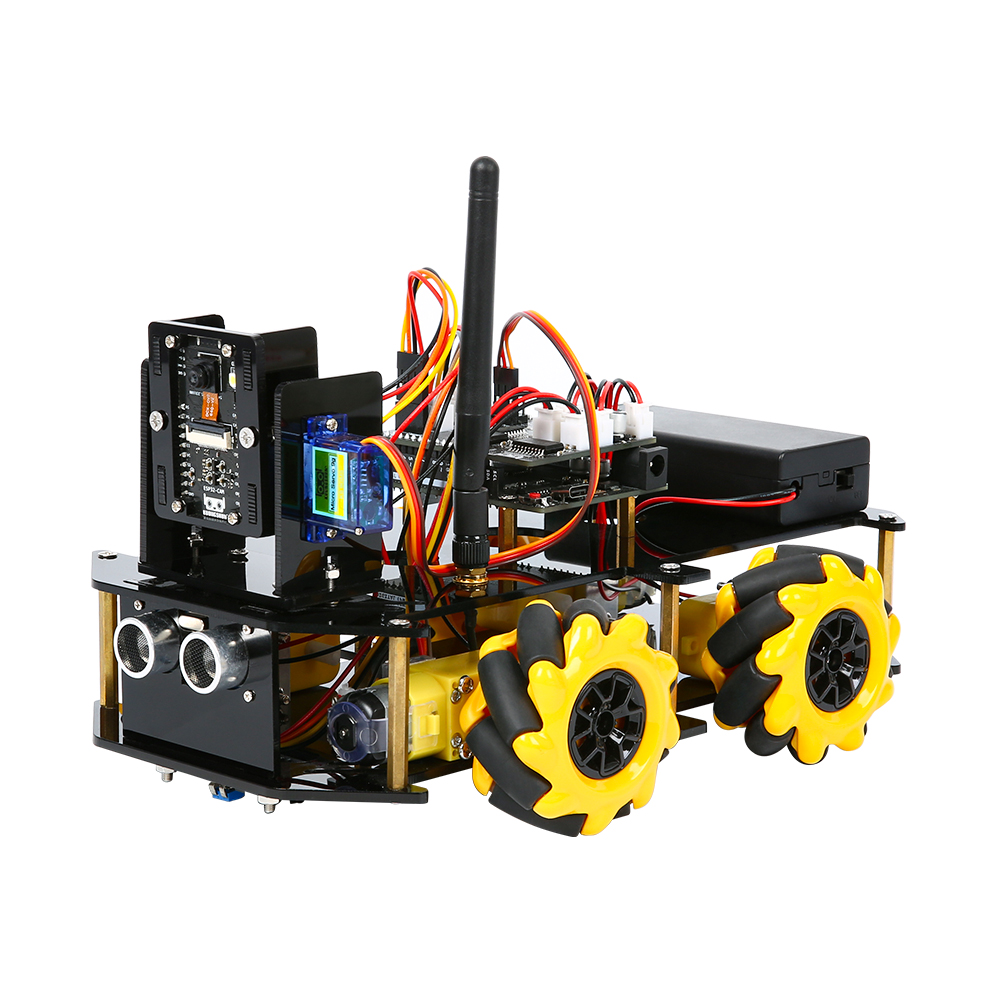 KUONGSHUN ESP32 カム 328P ロボットキット オープンソース開発ボード スマートロボットカー ESP32 カメラロボットスターターキット Arduino 用