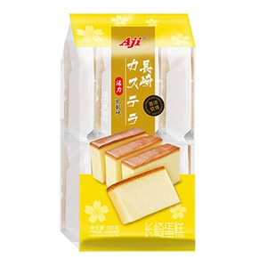 高品質で新鮮な330g袋入りアギカストラ・スポンジケーキ「エナジー乳酸味」スナック