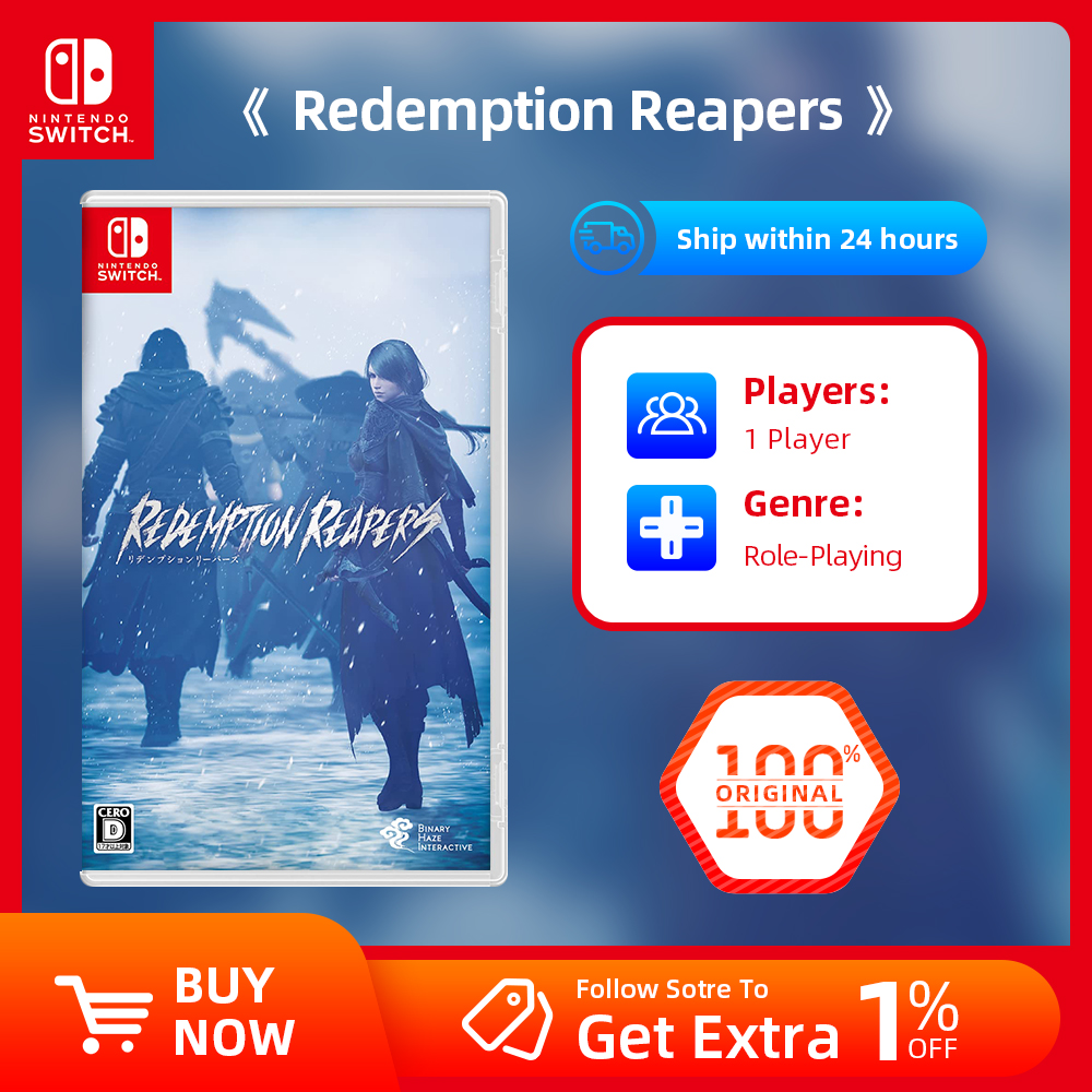 Nintendo Switch ゲームセール - Redemption Reapers- ゲームの物理カートリッジは、Switch OLED Lite 用 TV テーブルトップ ハンドヘルド モードをサポート