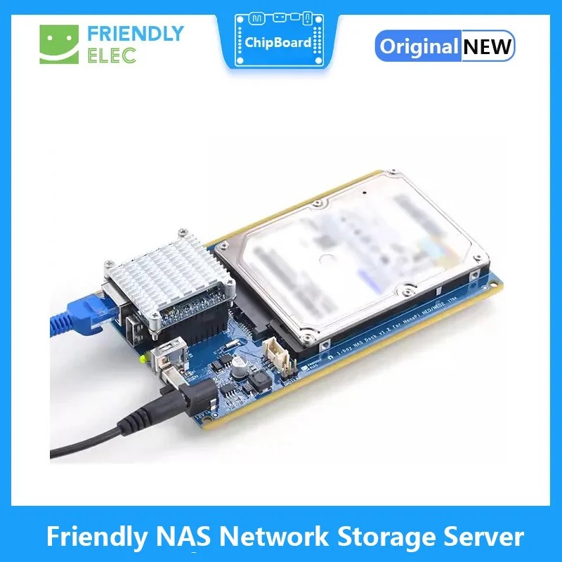 フレンドリーな NAS ネットワーク ストレージ サーバー、NAS ドック ハードディスク、NanoPi NEO NEO2 用 1 ベイ NAS キット