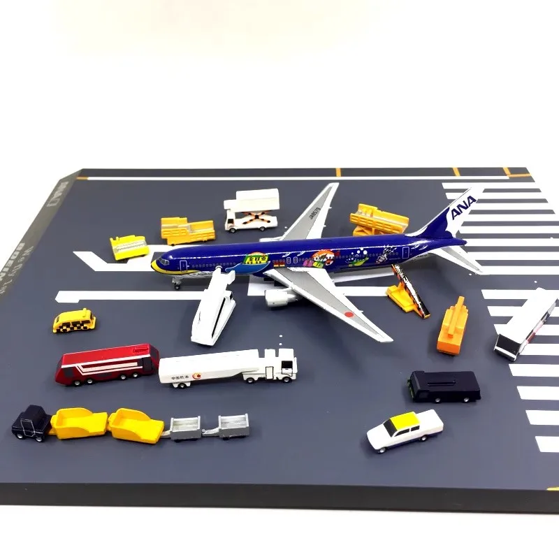 新しい 1:400 スケール 18 個航空機空港アクセサリーモデルグランドハンドリング車輪付き搭乗車ブリッジトラックトランスミッション車両