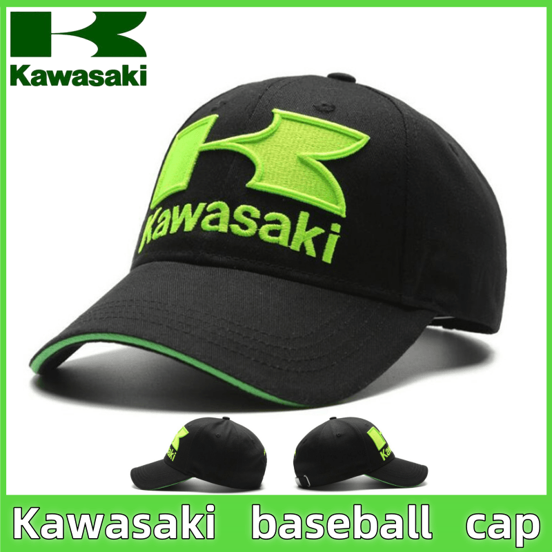 Kawasaki ファッション野球帽刺繍日焼け止め帽子スナップバック帽子調節可能なアウトドアスポーツキャップヒップホップ帽子男性女性のための