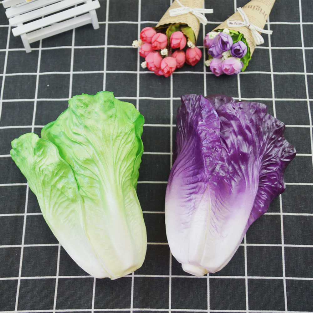人工プラスチックフェイク野菜レタス、フェイク野菜オーナメント、高模倣、フェイク、装飾、Jia Shengcai