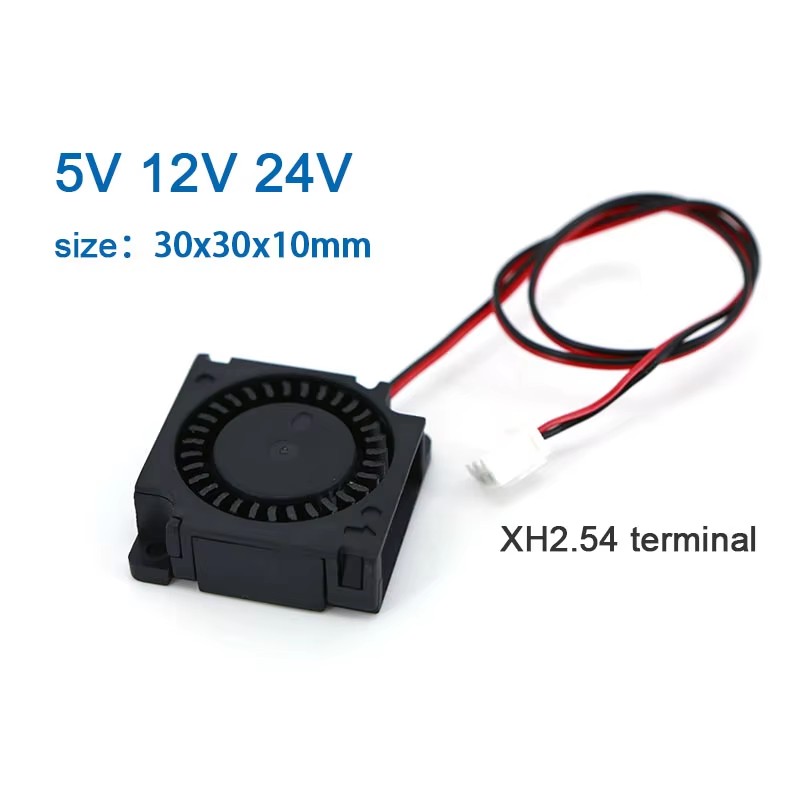 DC 5V 12V 24V 3010 送風機プリンタ冷却アクセサリーターボ送風機ファンラジアルファン加湿器 3D プリンタファン 30x30x10mm