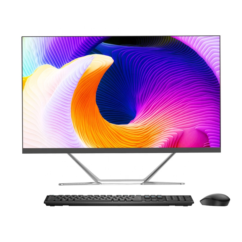 小型タワーコンピュータオールインワン PC ゲーマーデスクトップコンピュータ I7 24 インチモニターデスクトップ Pc