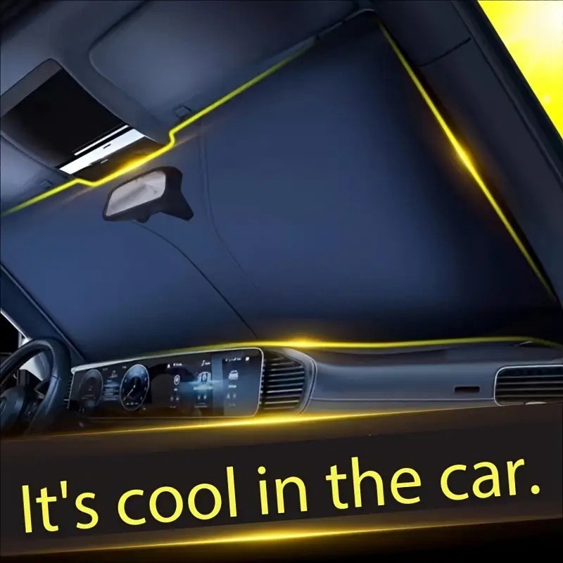 車の窓サンシェードカバーサンシェードフロントガラスバイザープロテクターフロントガラス折りたたみ自動 UV 保護カーテンスタイリングアクセサリー
