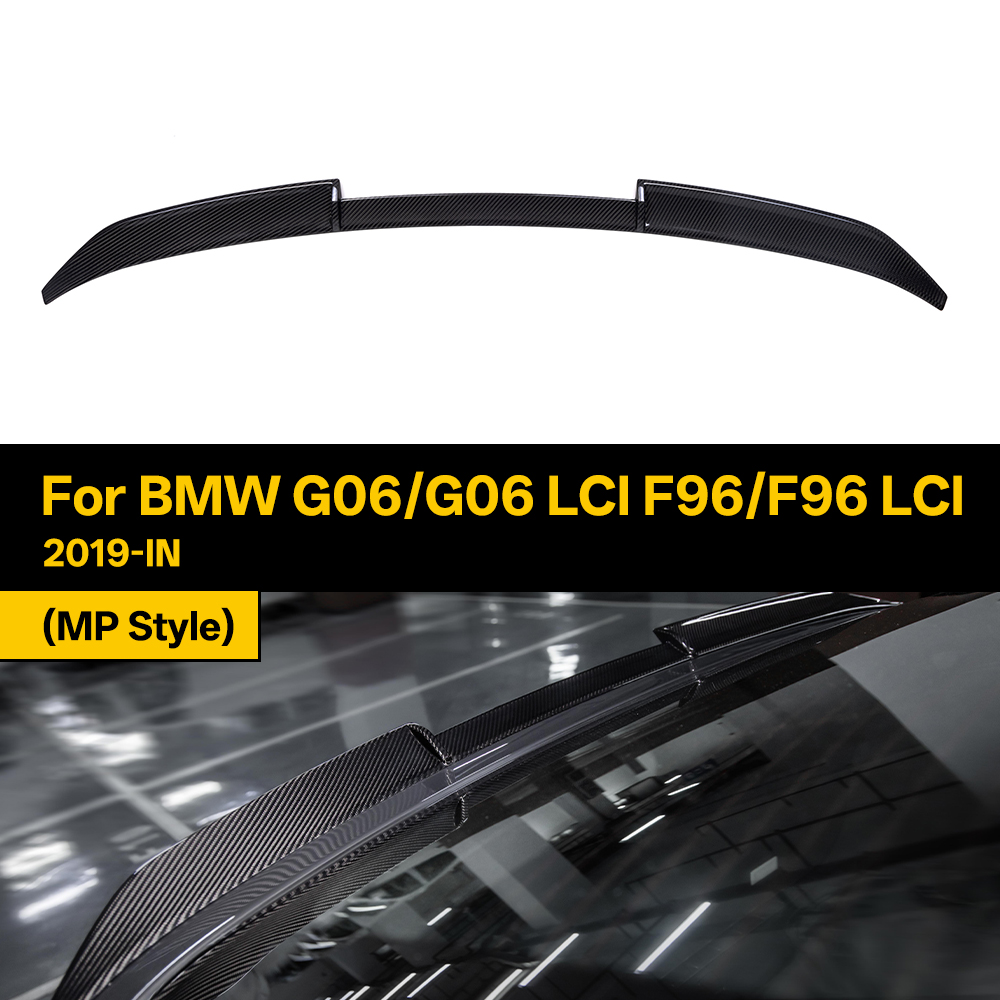 自動車用リアルドライカーボンリアリッドスポイラーブーツウィング BMW G06/G06 LCI F96/F96 LCI 2019-IN MP スタイル