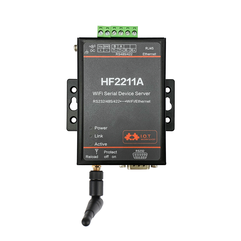 HF2211 シリアル - WiFi RS232/RS485/RS422 - WiFi/イーサネットコンバータモジュール、産業オートメーションデータ伝送用 HF2211A