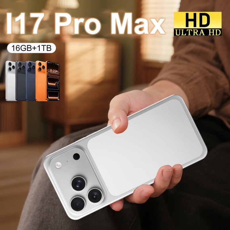 HOT i17 プロマックスオリジナル 2026 アンドロイド 15 7.0HD グローバル版スマートデュアル機能カード 8000mAh バッテリー顔認識 HH2