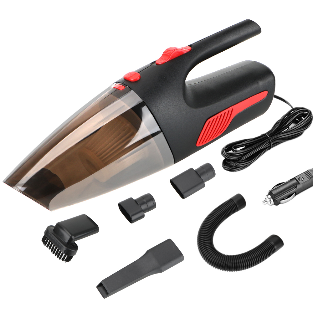 ポータブル強力ハンドヘルドカー掃除機車用家庭用120W 12V 5000PA超吸引ウェット/ドライ両用コードレス/車プラグクリーナー