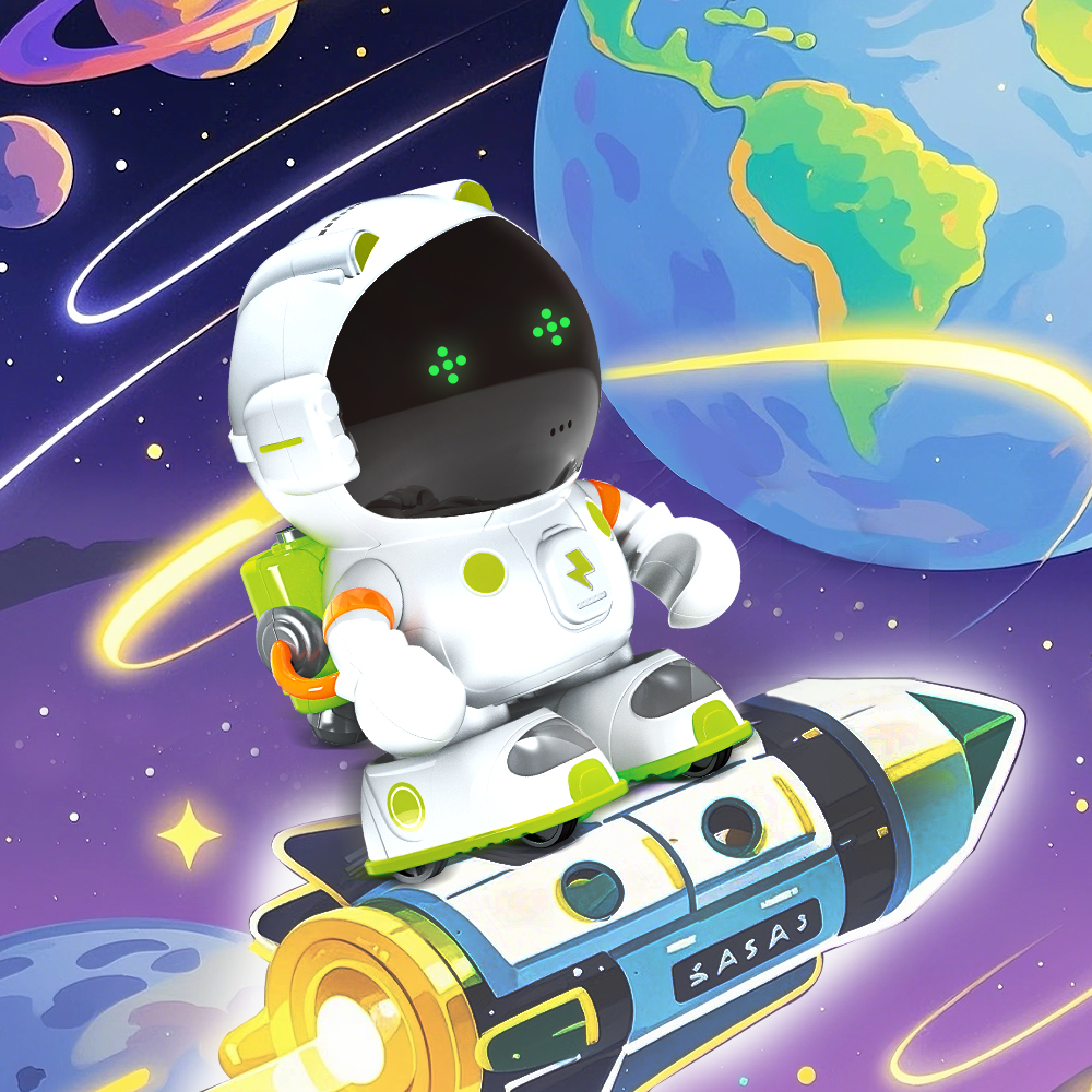 2024 新しい早期教育インテリジェント宇宙ロボットおもちゃ歌対話音声制御タッチ制御インテリジェントロボット少年ギフト