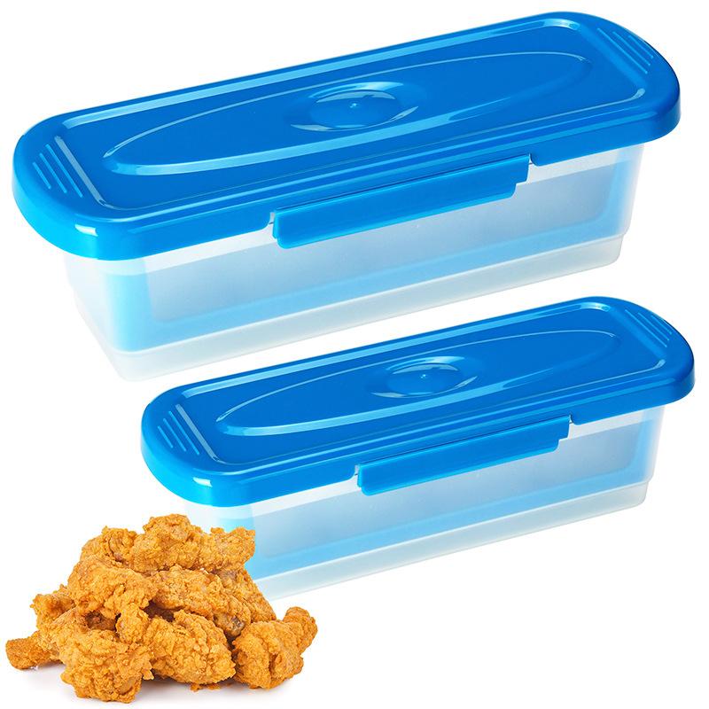 2 ピース/セットパン粉シェーカートレイ付きプラスチックバッターボウル