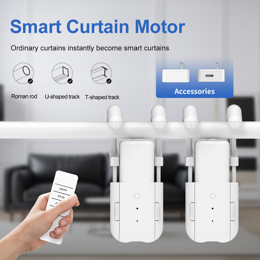 スマート家庭用カーテンオープナー電子 3in1Track カーテンモーターロボットリモートボタン制御自動カーテンオープナー