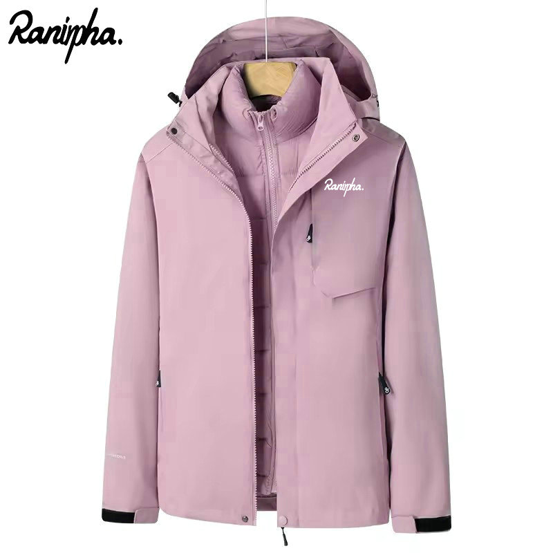 2026 Ranirpha 女性の 3 で 1 厚いハイキングジャケットダウン綿防水冬ウインドブレーカー暖かいキャンプジャケット防風コート