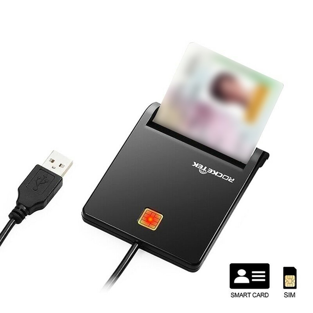 ホット ID カードリーダー USB スマートカードリーダーマイクロ SD/TF メモリ ID バンク電子 DNIE Dni Citizen Sim Cloner コネクタアダプタ
