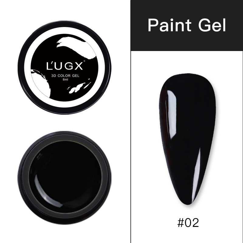 L'UGX サンプル使用高品質ネイルアート用品アートペインティングネイルペインティングジェル 12 色 UV ペインティングジェル
