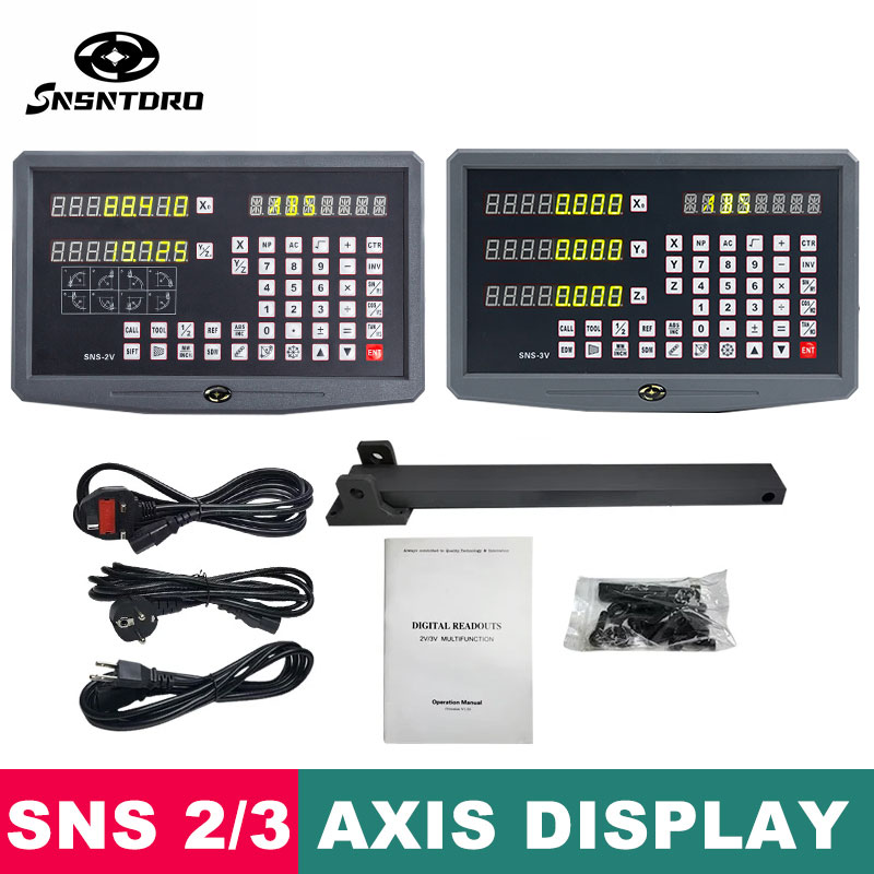 DRO 読み出し SNS-2V/3V EDM RS232 ユニバーサル旋盤フライス盤 TTL AC110V/220V ディスプレイリニアスケール定格定規エンコーダ