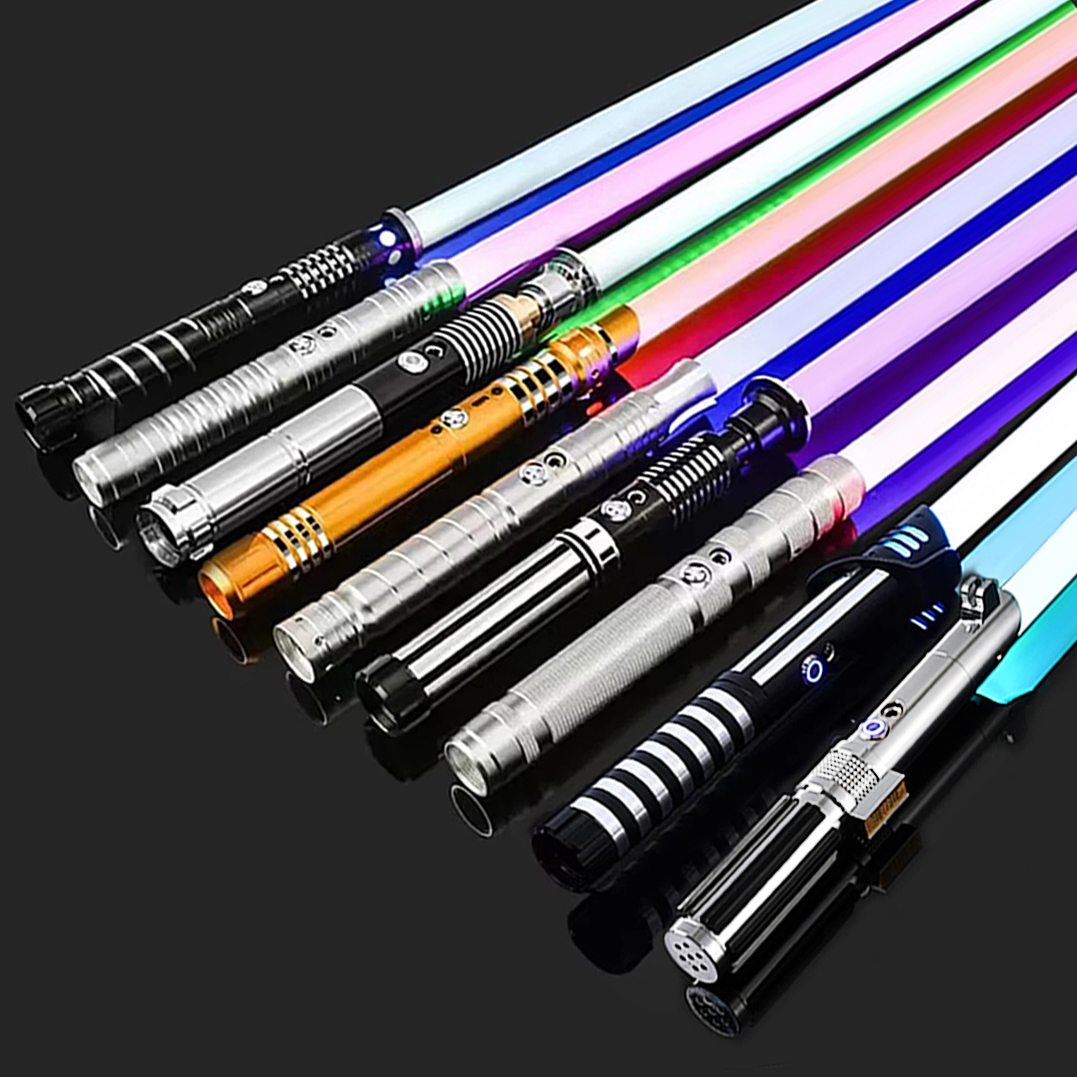 RGB メタルライトセーバー剣おもちゃライトセーバーエスパーダ Brinquedos セイバーデルース Juguetes Kpop ライトスティック Zabawki Oyuncak