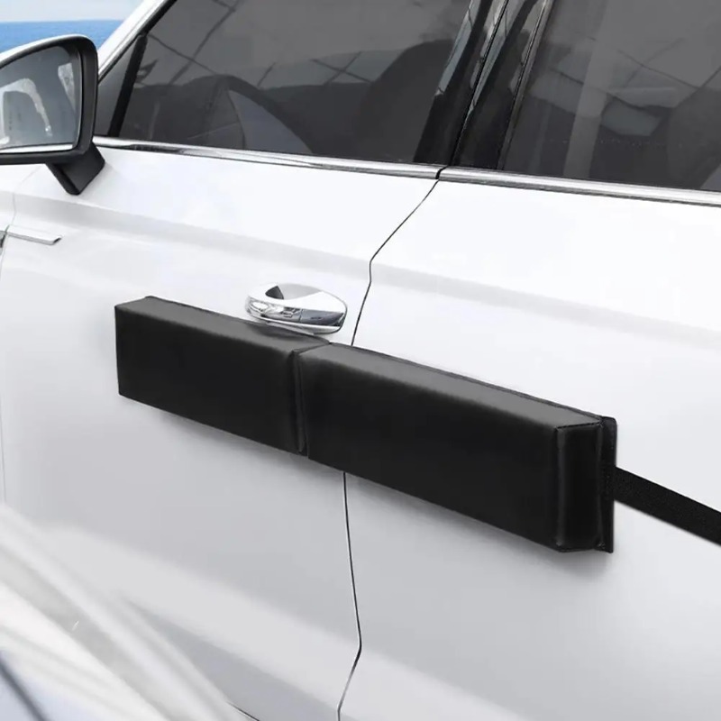 98 × 11 × 4 センチメートル車のドアプロテクター磁気折りたたみ接続スタイルボディサイドエッジガード装飾アンチスクラッチ保護ストリップ