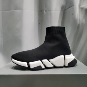 バレンシア ニットソックス型スニーカー ハイカット 厚底ウォーキングシューズ 滑りにくいヒール付き カジュアル バレンシアガ スニーカー メンズ
