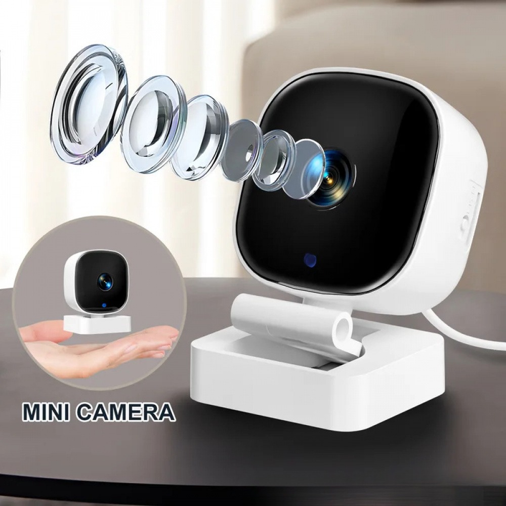 2026New 1080P 会話カメラワイヤレス WiFi 携帯電話リモートナイトビジョンスマートホームセキュリティ監視カメラカード