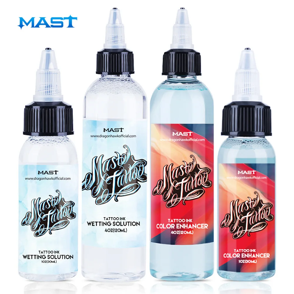 MAST タトゥーカラーブレンド剤カラーブライトニング液体黒と白のタトゥー希釈剤ブレンド水ブラックグレースケール