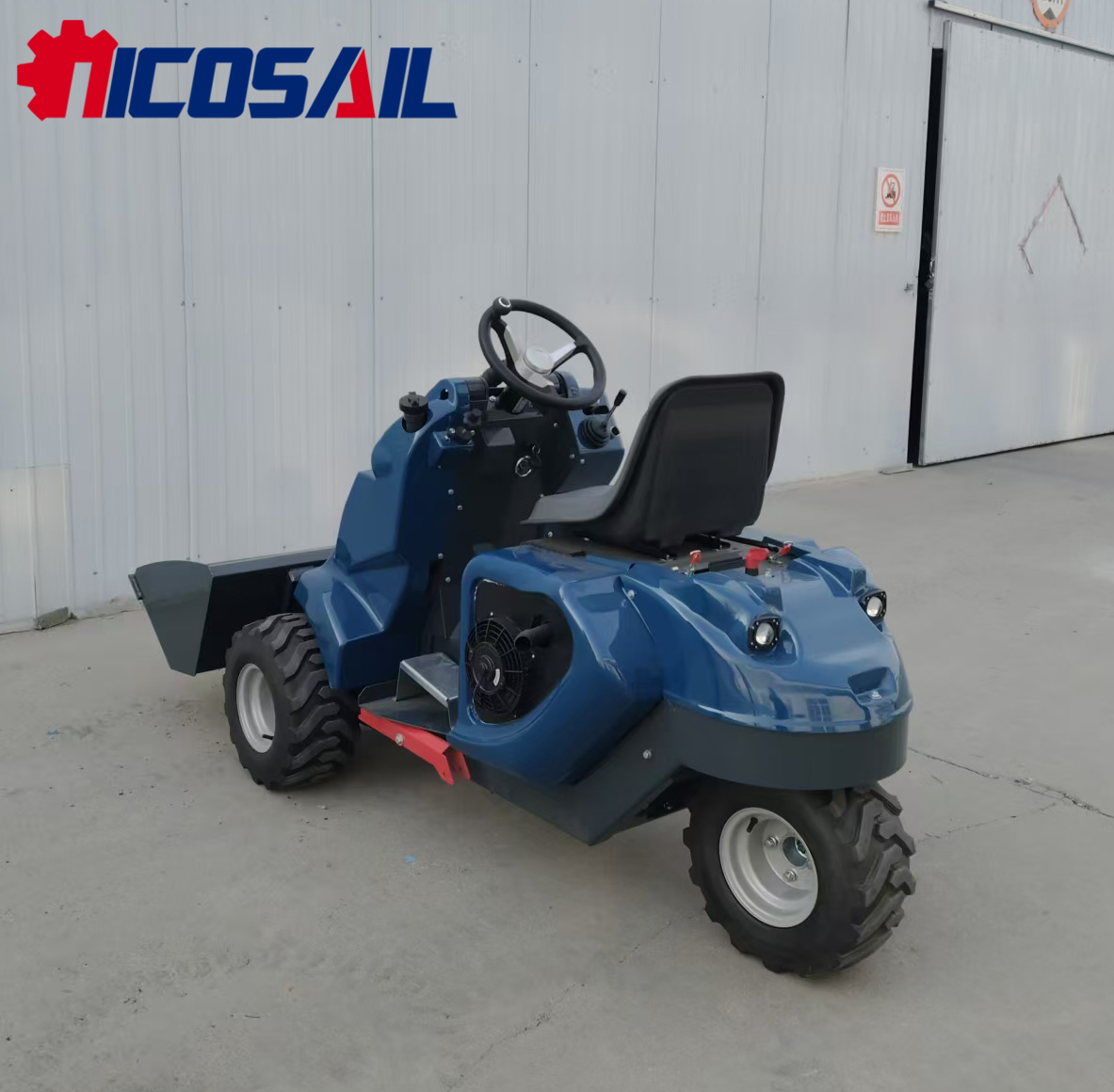 ミニスキッドステアローダー、耐荷重400kg/500kg三輪ローダー、Euro 5/EPA規格準拠