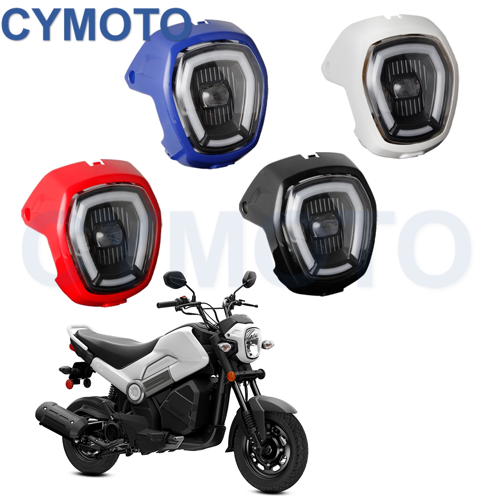オートバイ DC 12V ヘッドライトアセンブリホンダナビ 2022-2023 ヘッドランプアクセサリー黒フェアリングフロントライトヘッドランプ