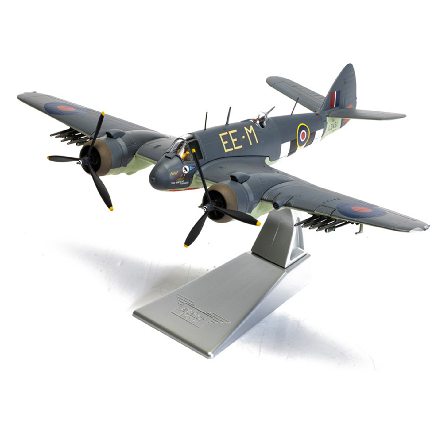 AA28604 1/72 ブリストル ボーファイター TF.X - LZ451 / EE-M - 「古代のマリナー」 静的合金航空機モデル