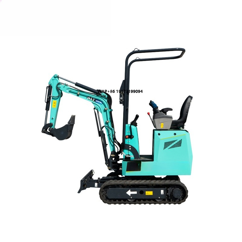 AOLITE EWJ10 CE 1 トン農業コンパクト電気掘削機械クローラ機器マイクロ小型ミニショベル