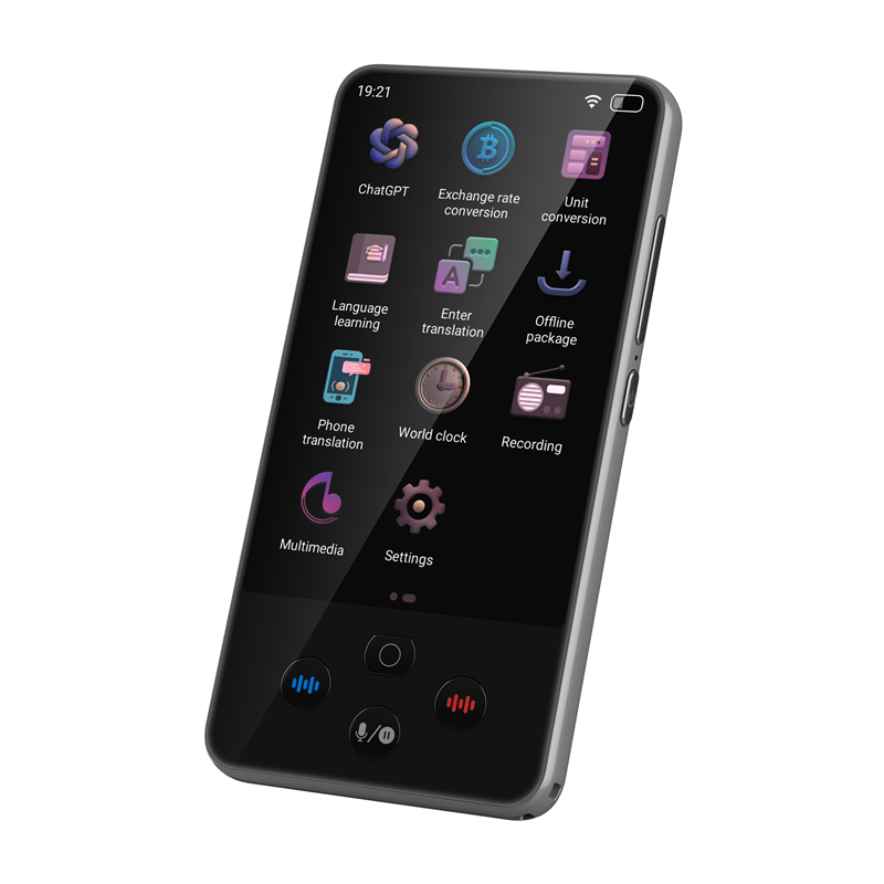 Portable S85 Pro Translator Device Big Screen 138 Languages Voice Tradutor Intelligent Real-time Translating Offline Translation